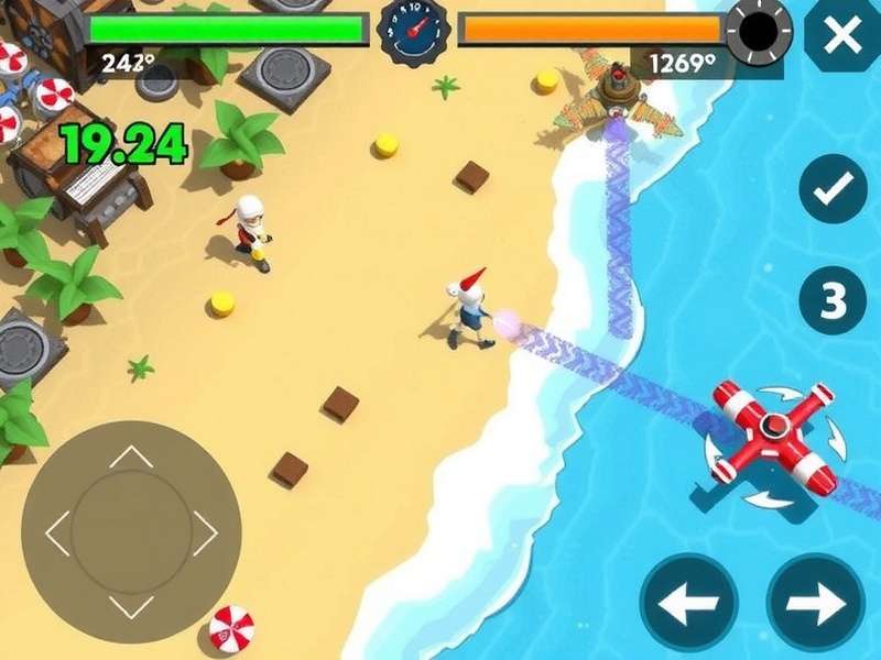 Beachfront Battlers Main Gameplay Beachfront Battlers Game Screenshot